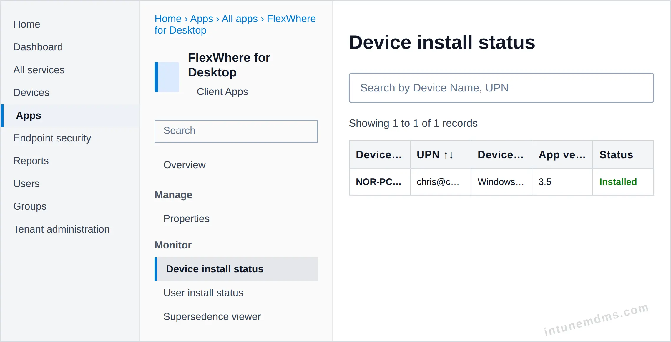 intunemdms-generated-tracking-device