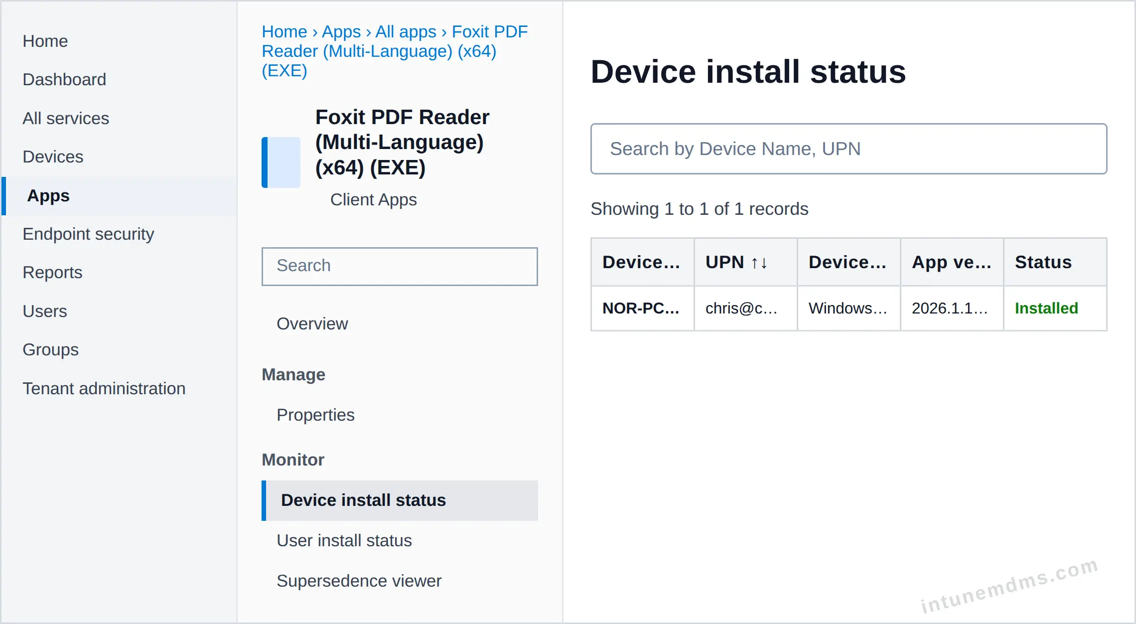 intunemdms-generated-tracking-device