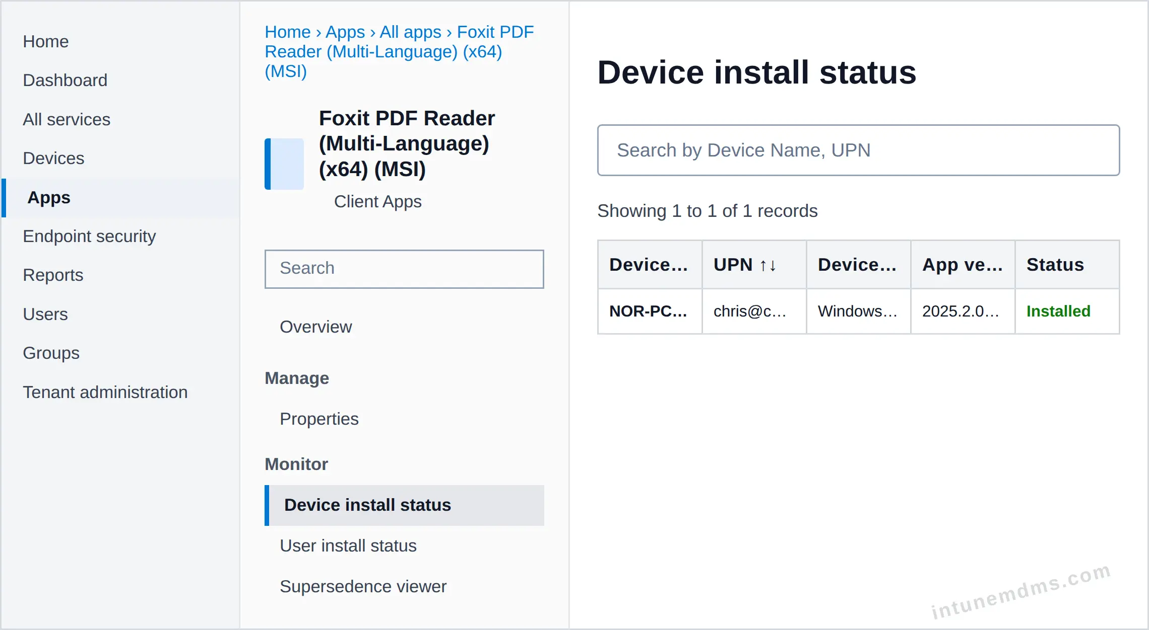 intunemdms-generated-tracking-device