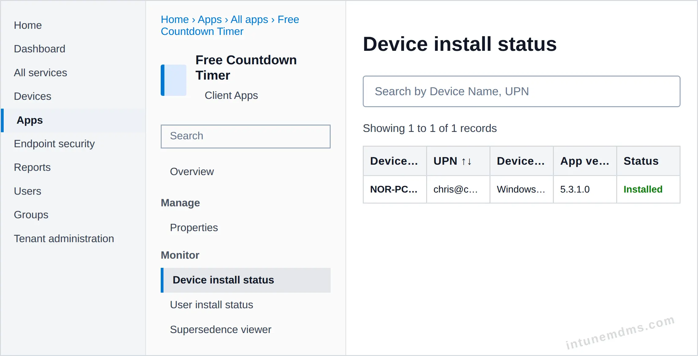 intunemdms-generated-tracking-device