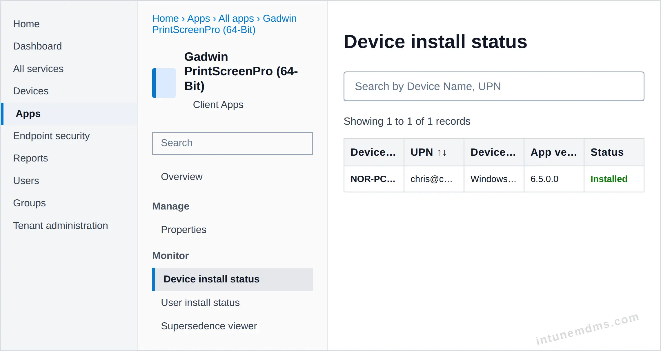 intunemdms-generated-tracking-device