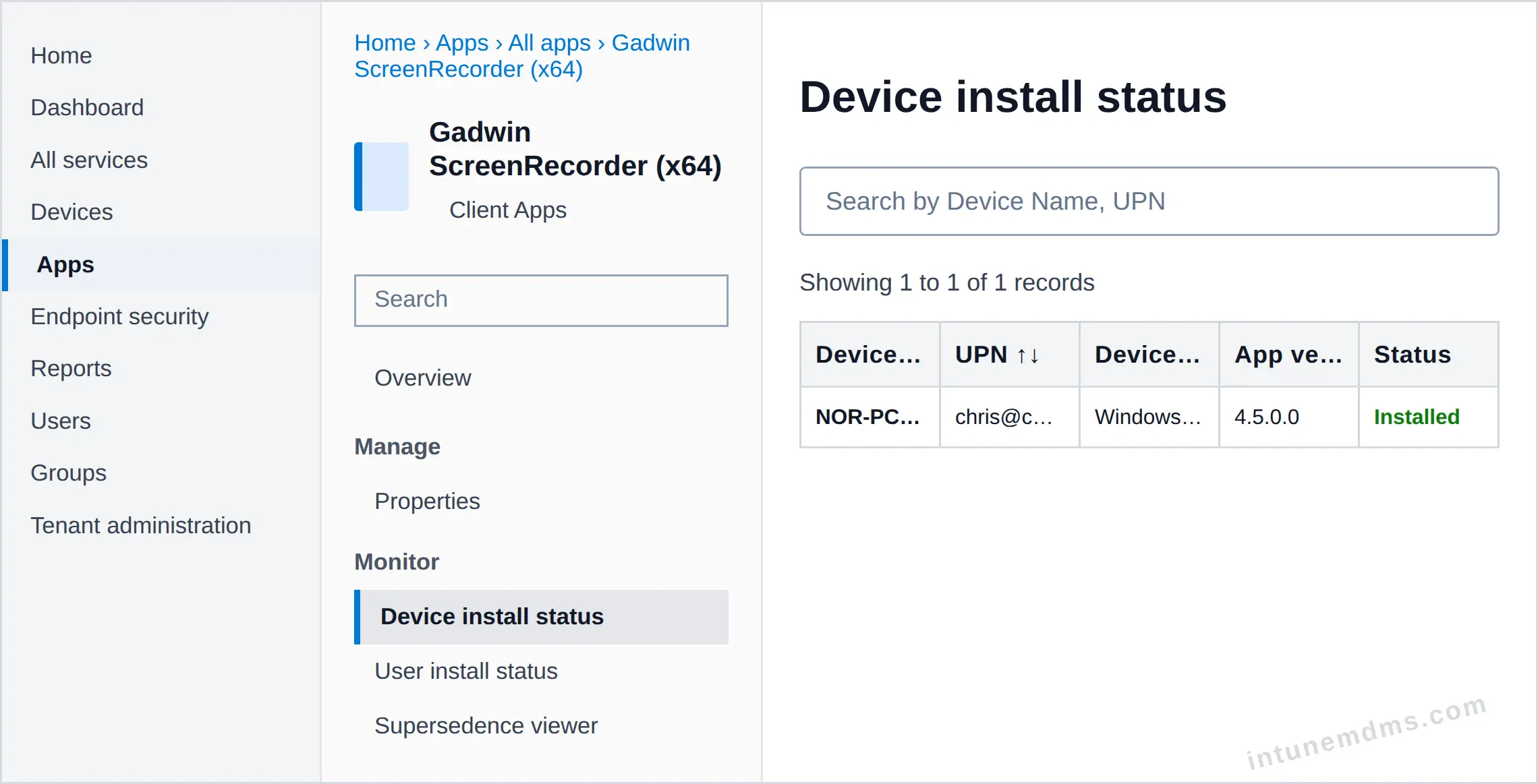 intunemdms-generated-tracking-device