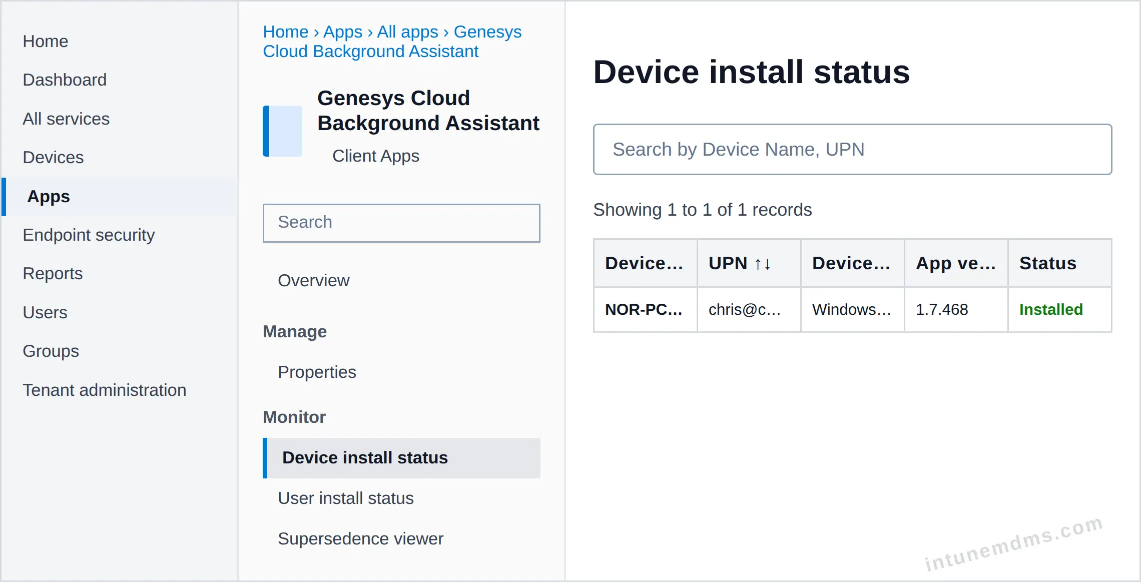 intunemdms-generated-tracking-device