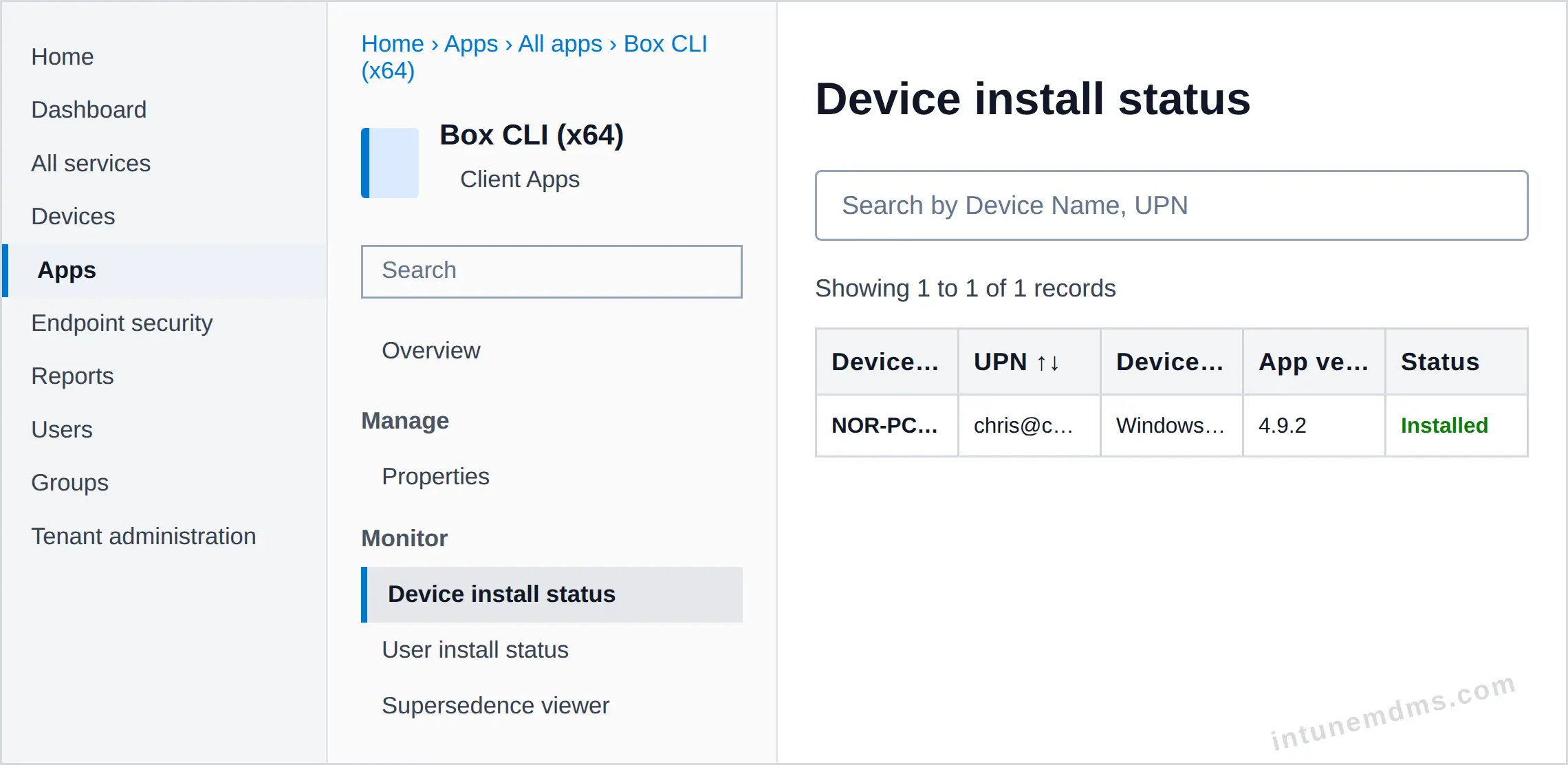 intunemdms-generated-tracking-device