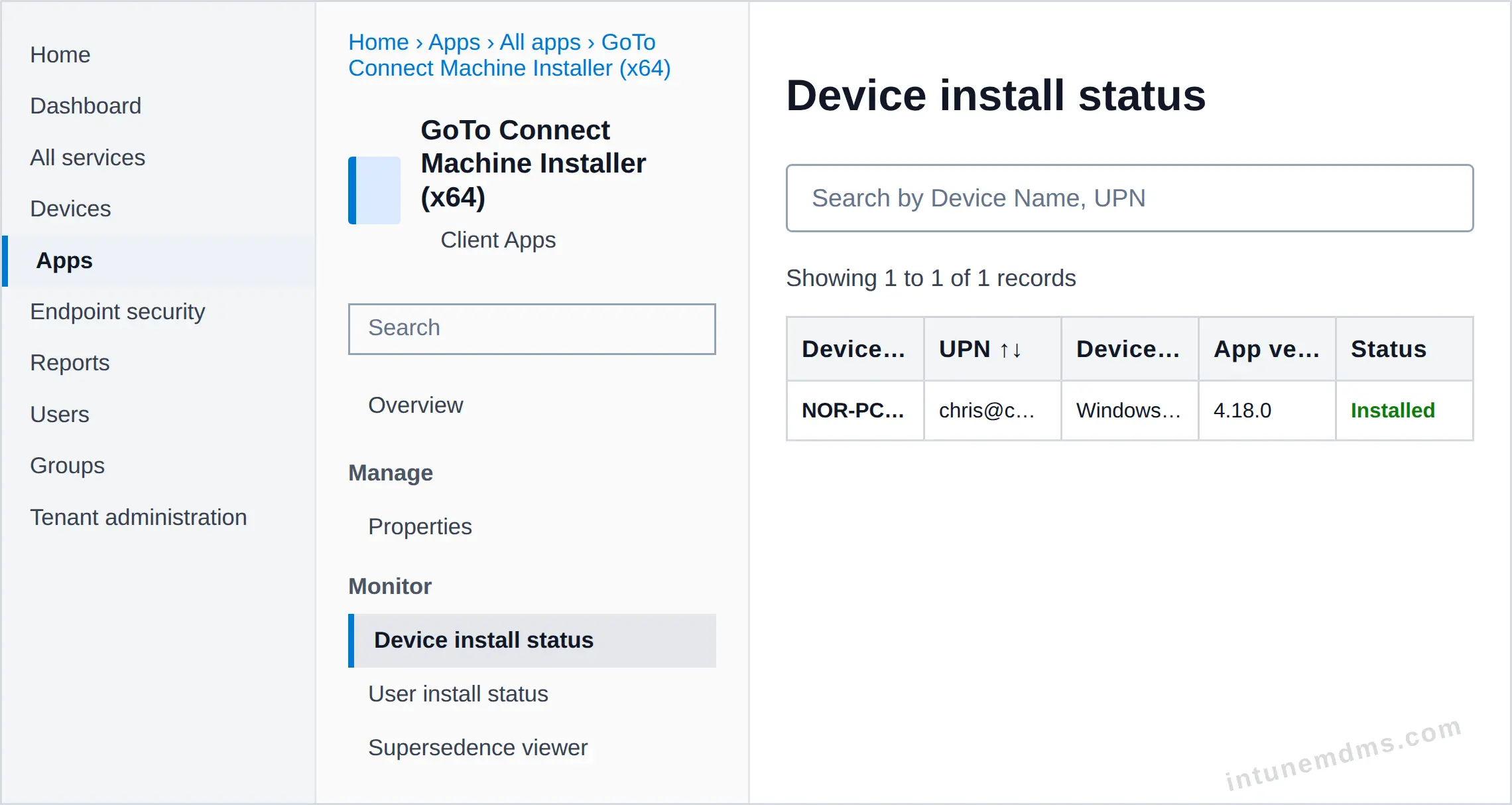 intunemdms-generated-tracking-device