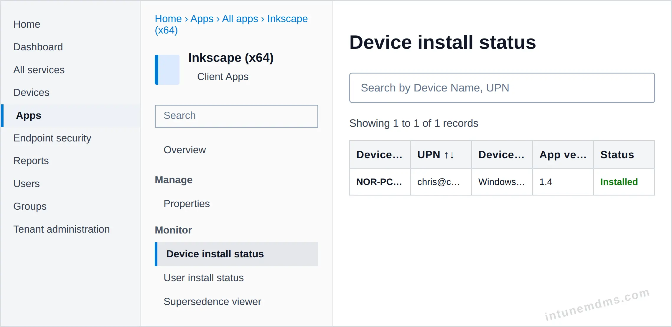 intunemdms-generated-tracking-device