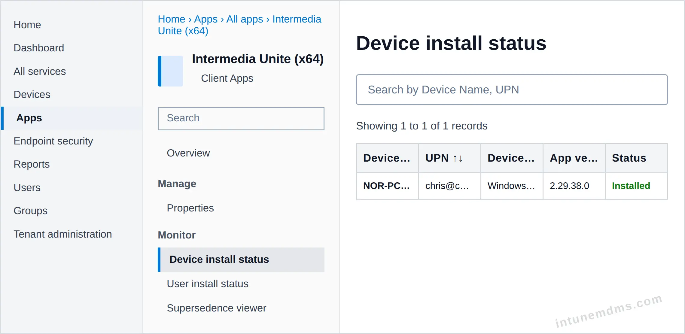 intunemdms-generated-tracking-device