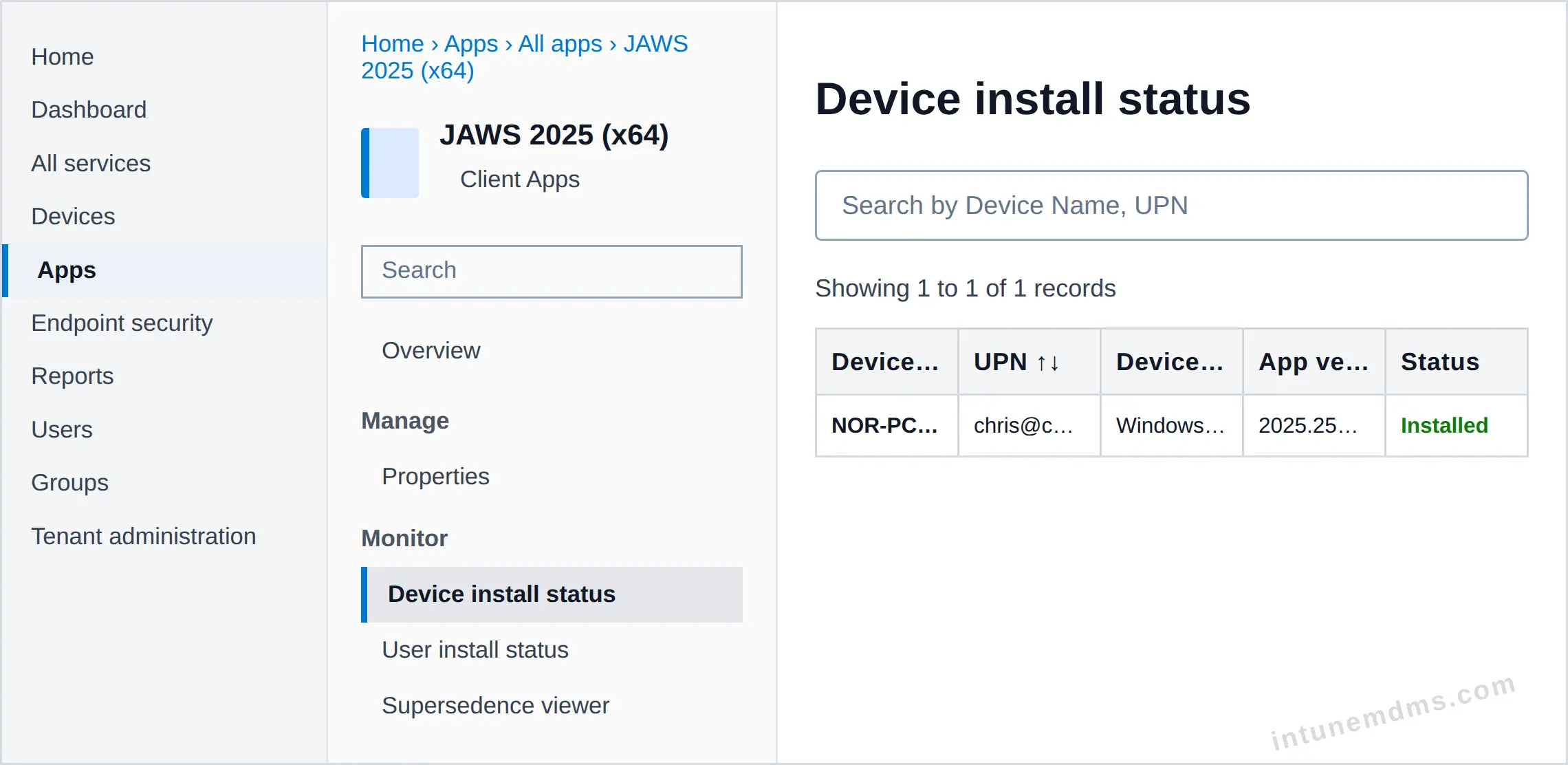 intunemdms-generated-tracking-device
