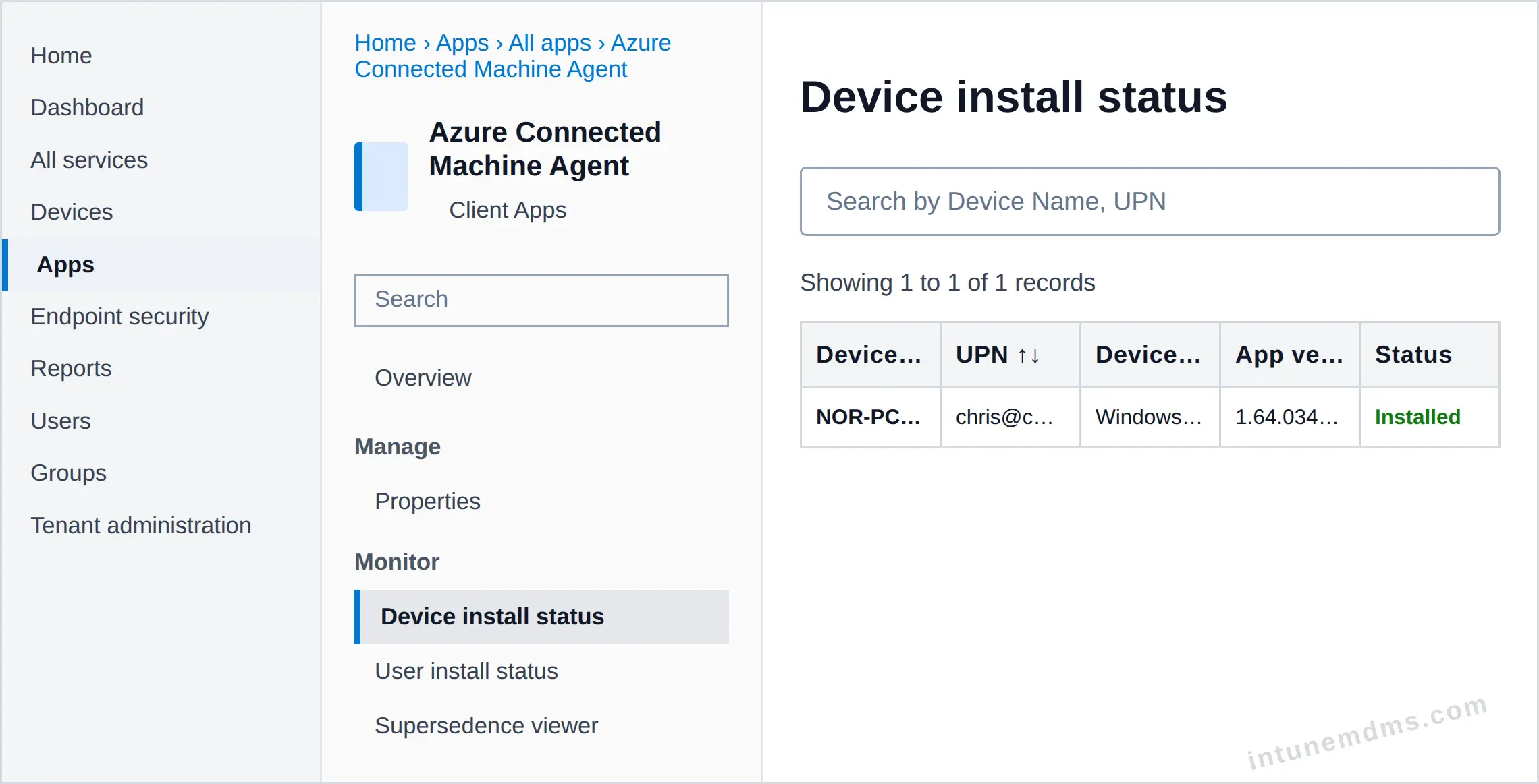 intunemdms-generated-tracking-device