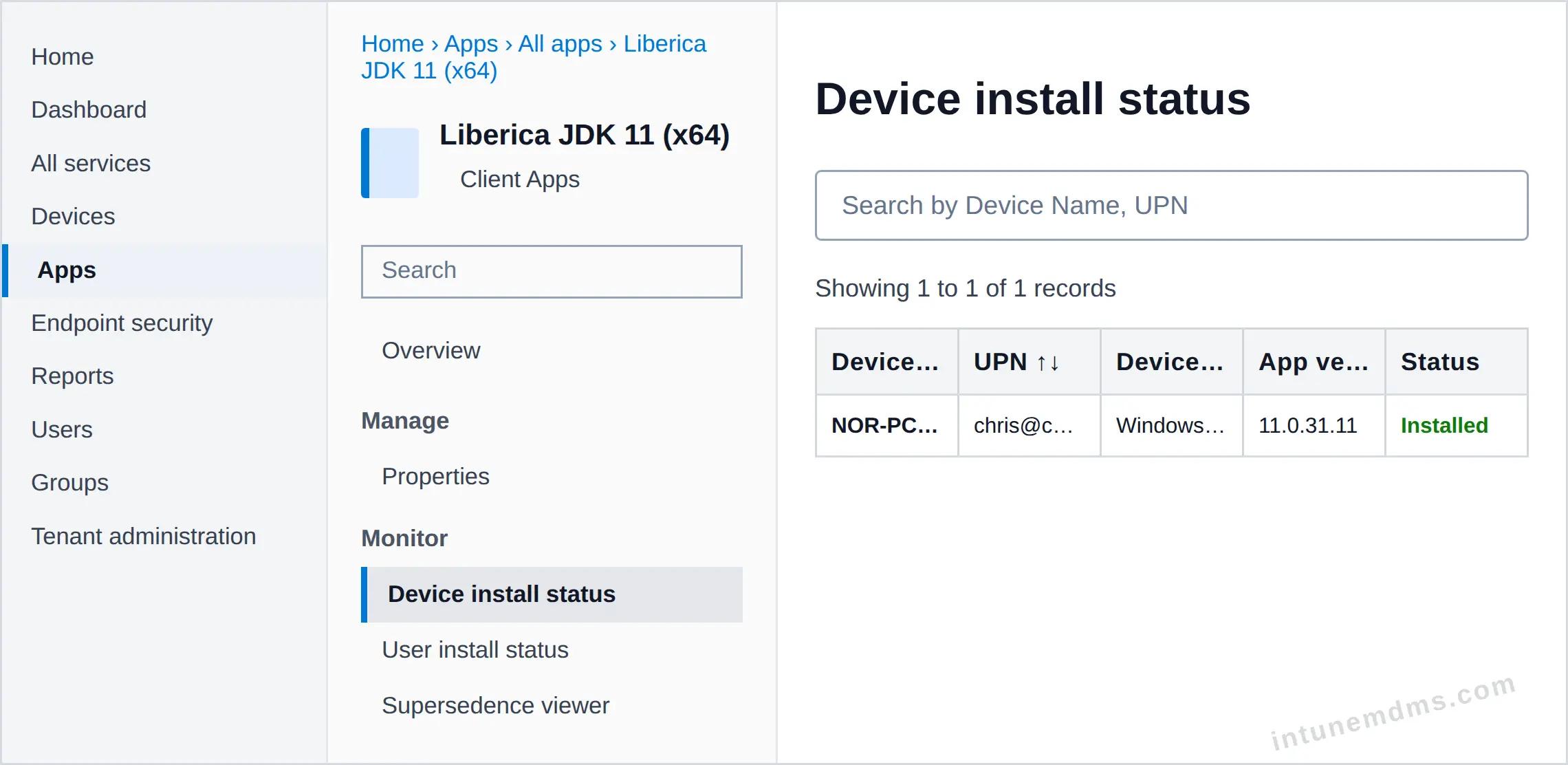 intunemdms-generated-tracking-device
