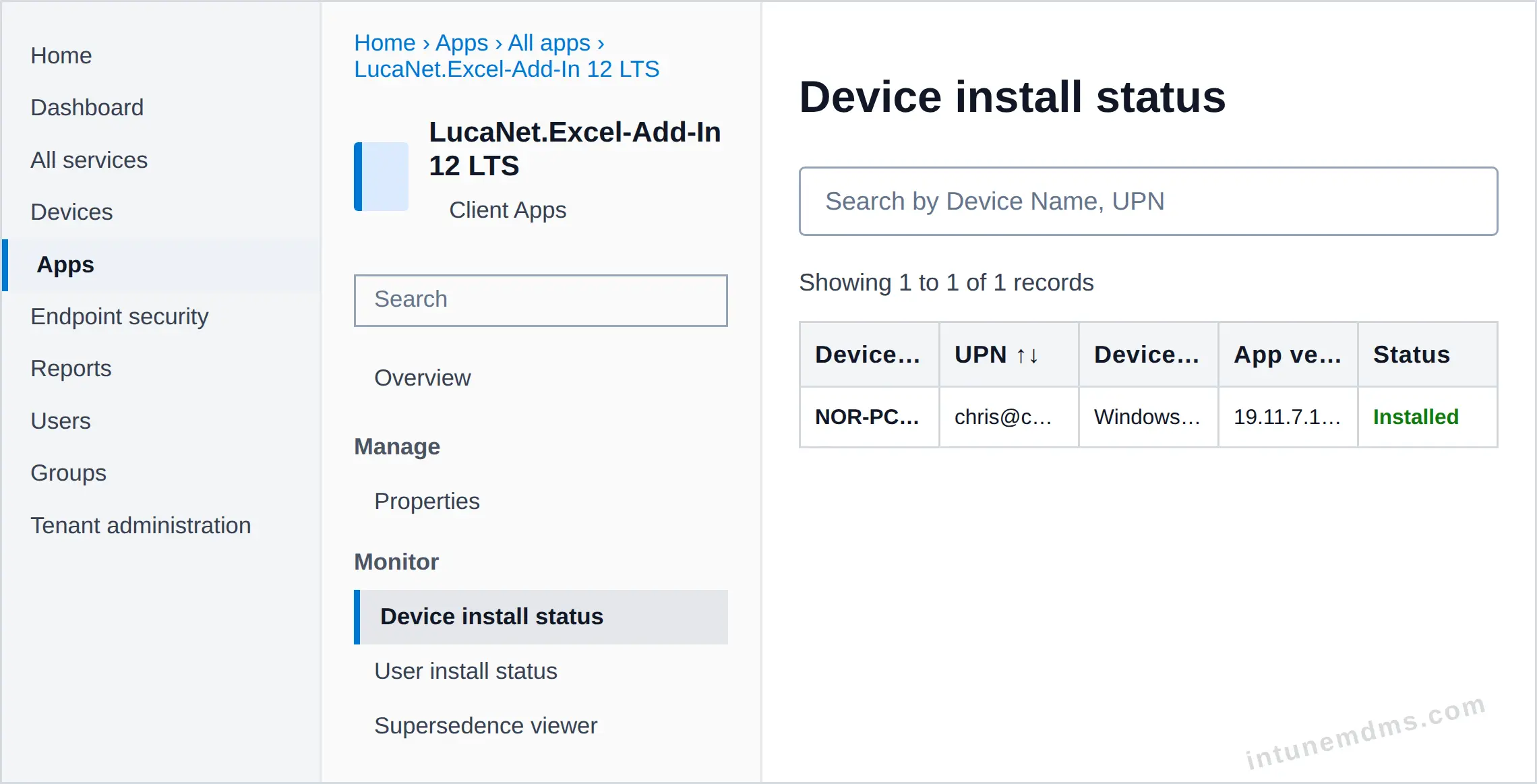 intunemdms-generated-tracking-device