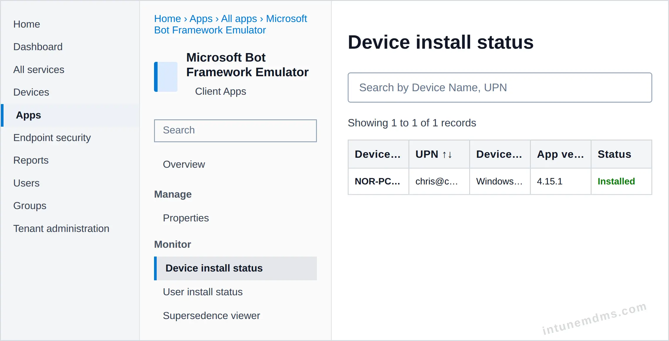 intunemdms-generated-tracking-device