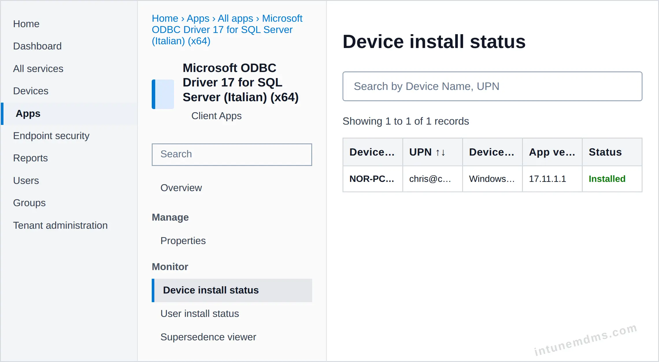 intunemdms-generated-tracking-device