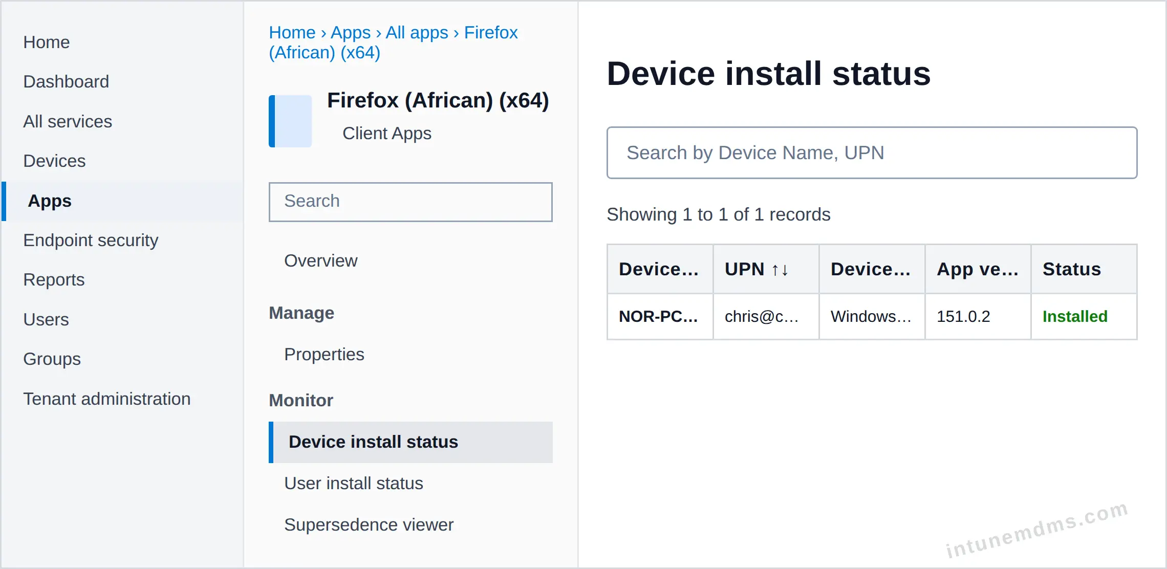 intunemdms-generated-tracking-device