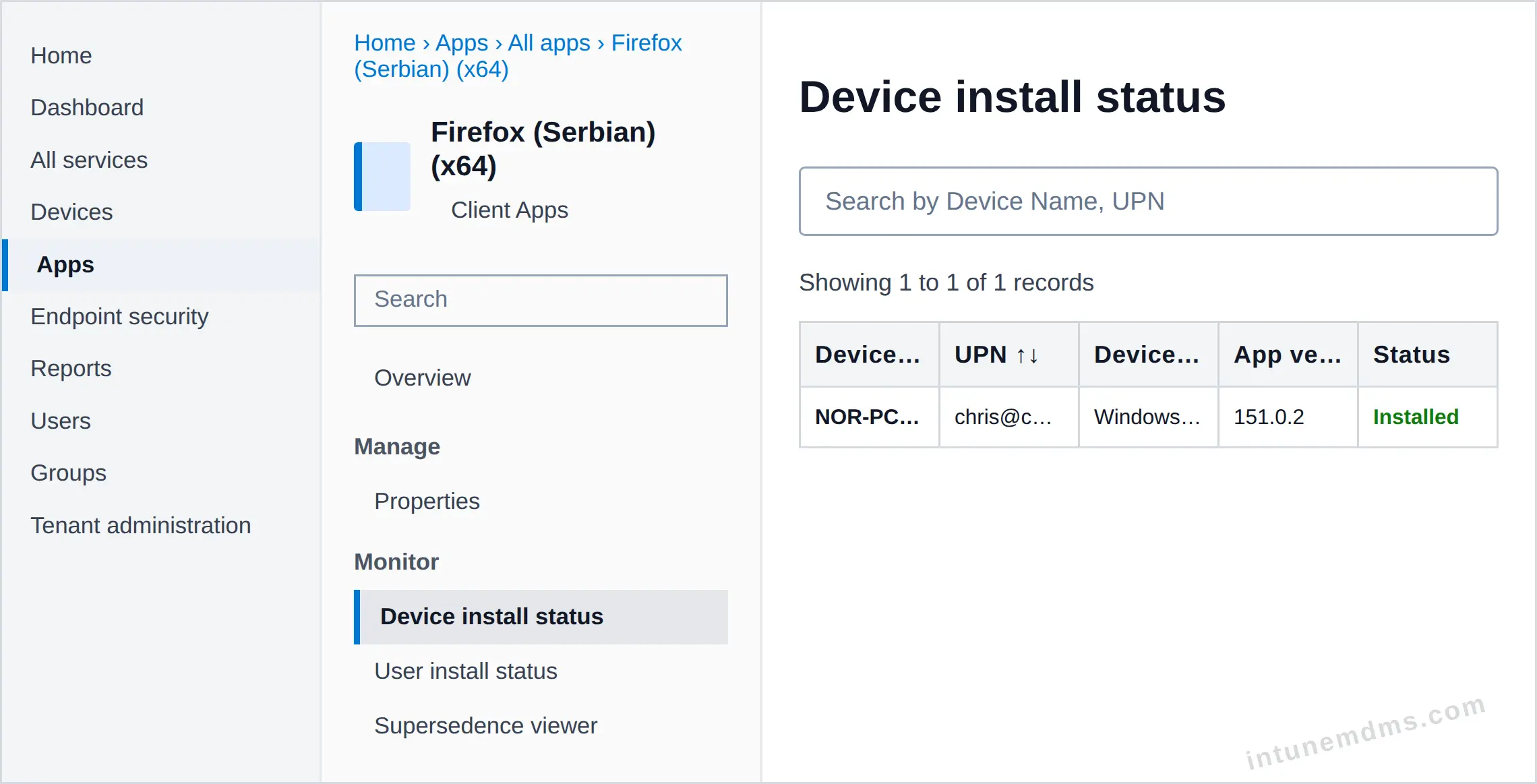 intunemdms-generated-tracking-device