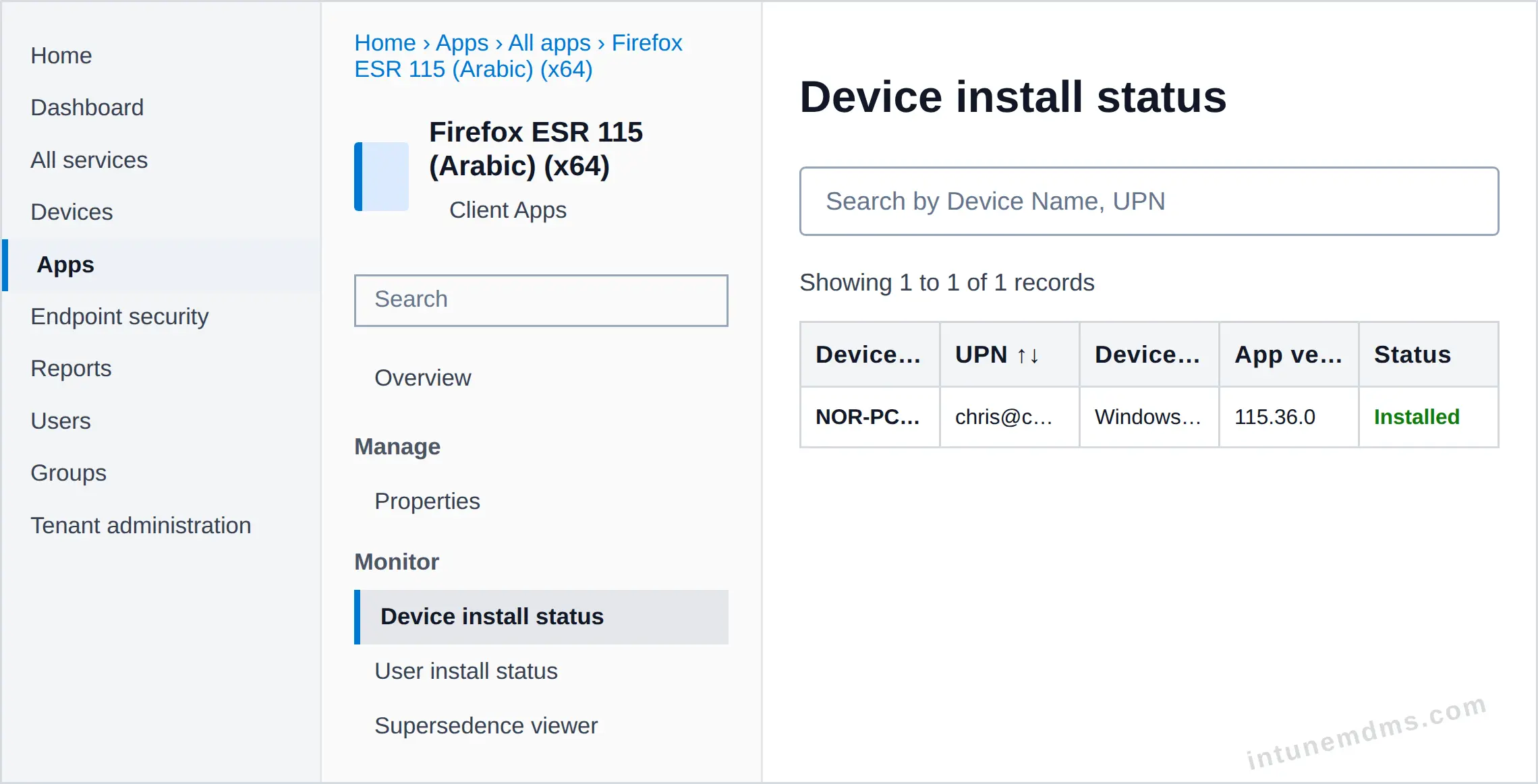 intunemdms-generated-tracking-device