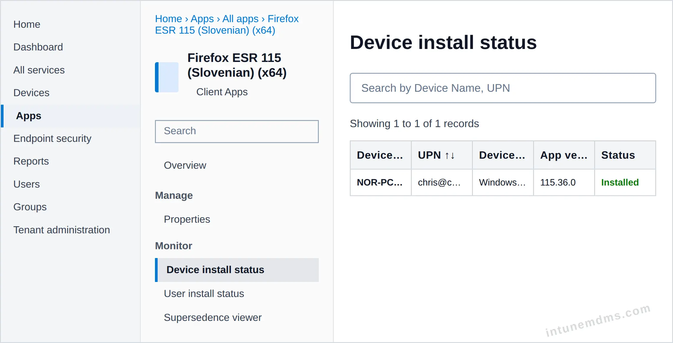 intunemdms-generated-tracking-device