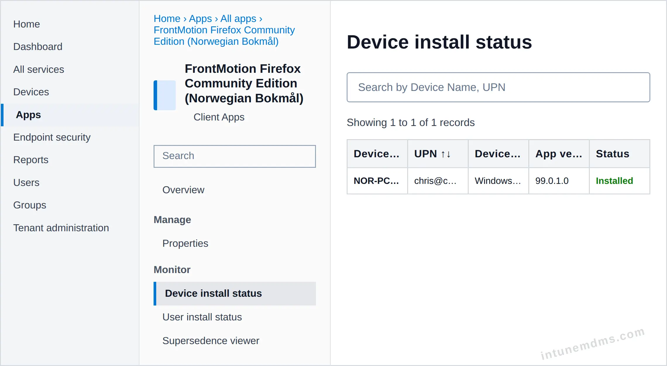 intunemdms-generated-tracking-device