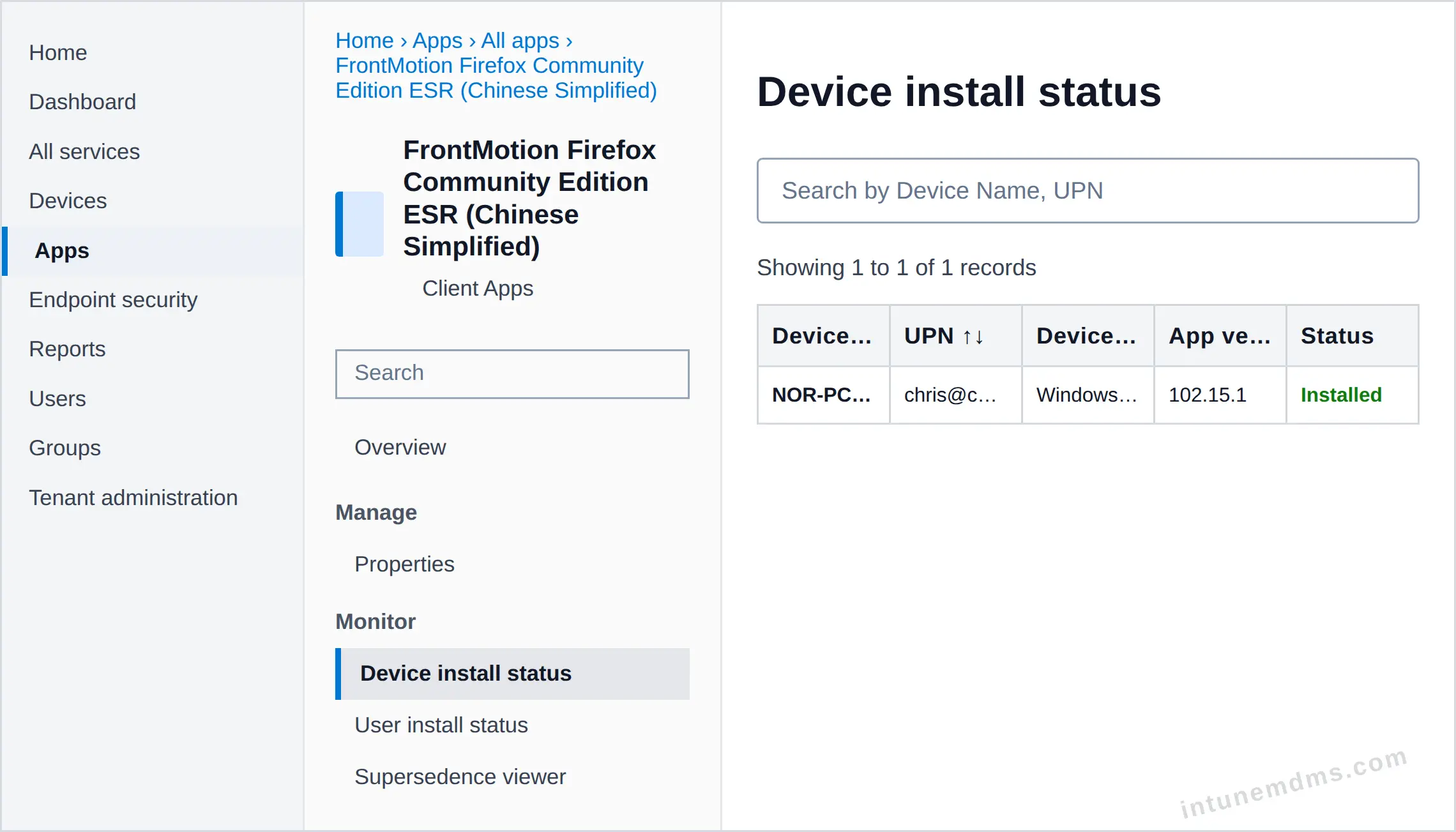 intunemdms-generated-tracking-device
