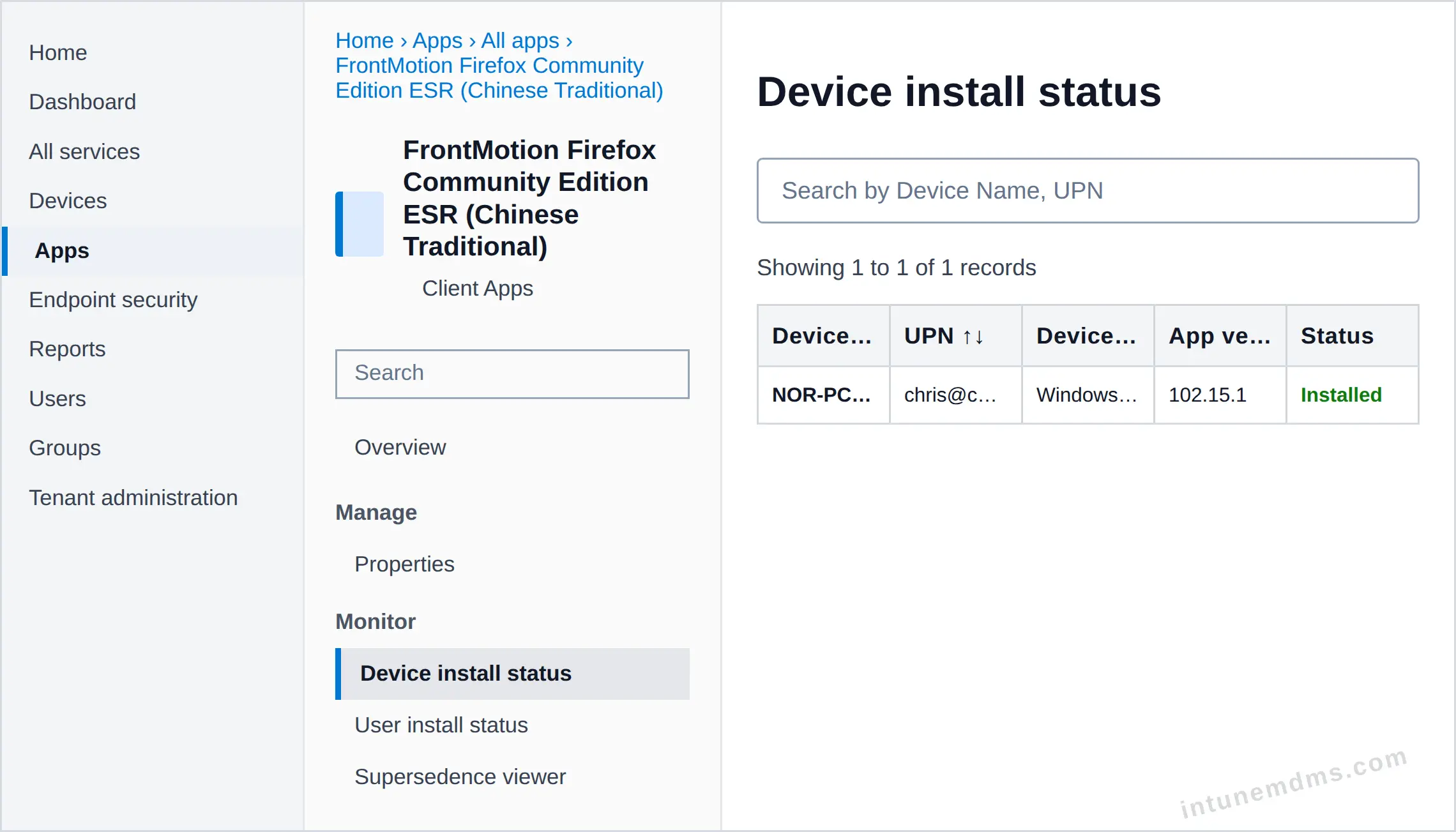 intunemdms-generated-tracking-device