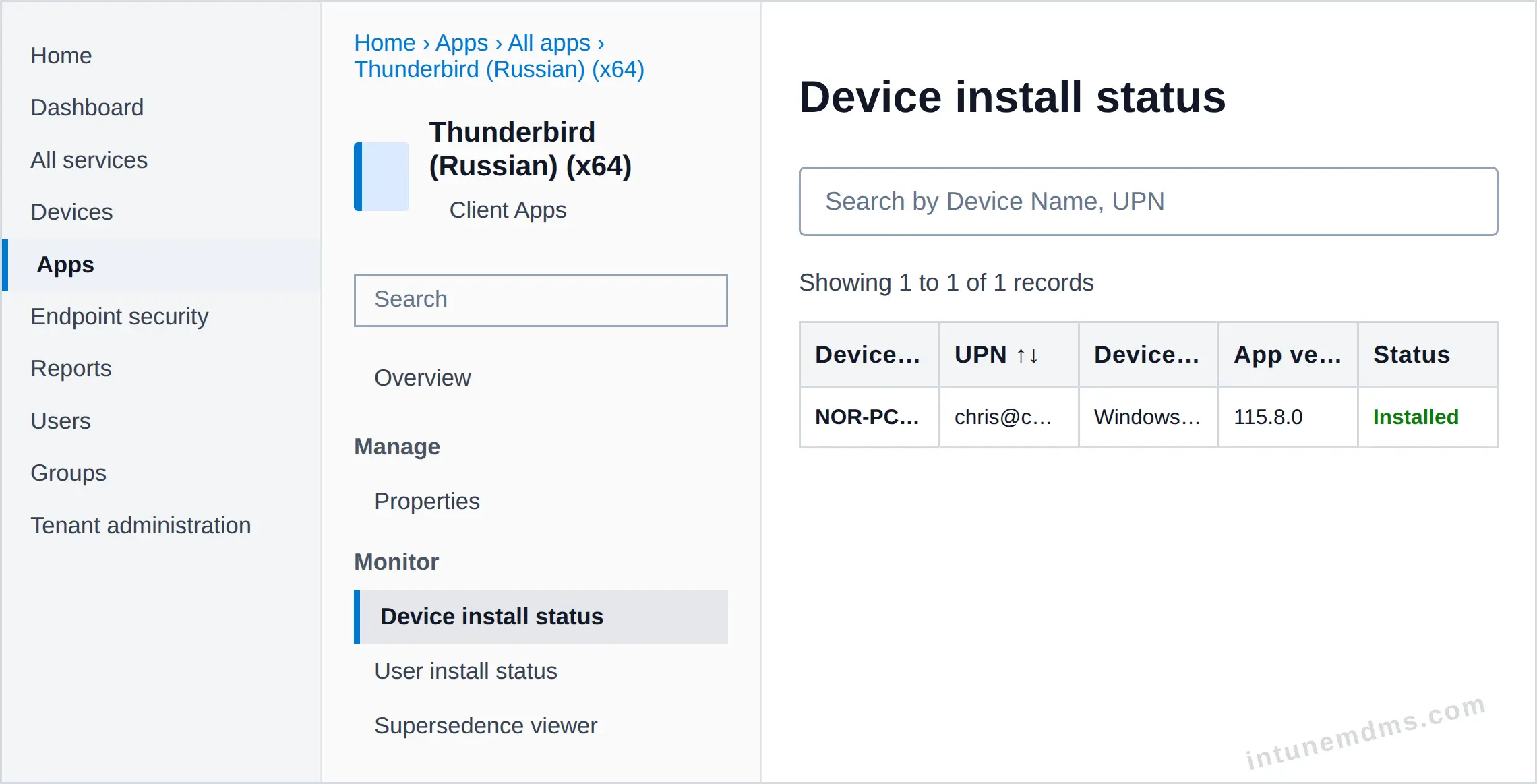 intunemdms-generated-tracking-device
