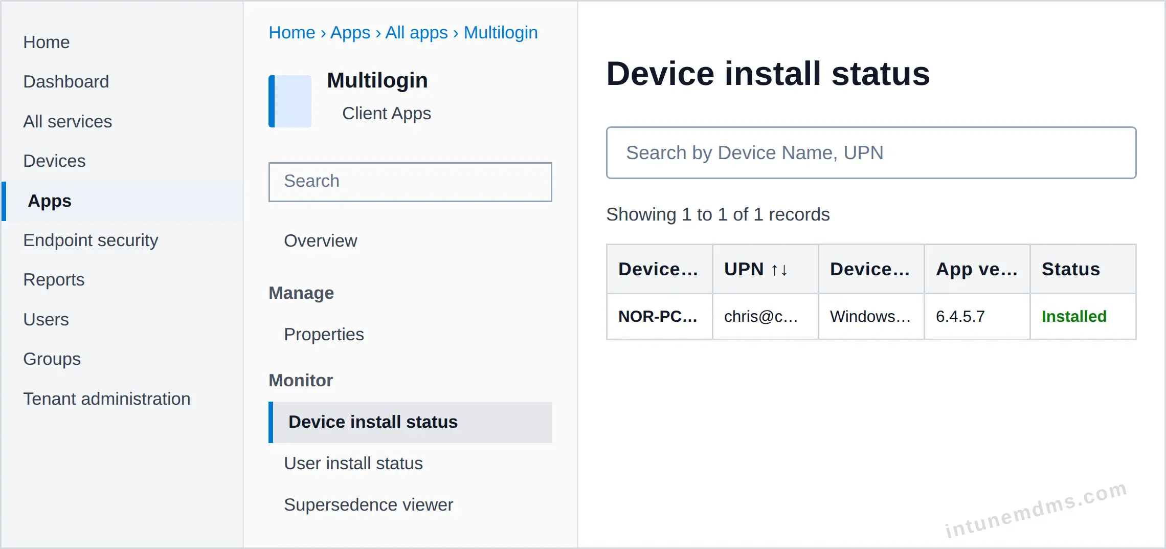 intunemdms-generated-tracking-device