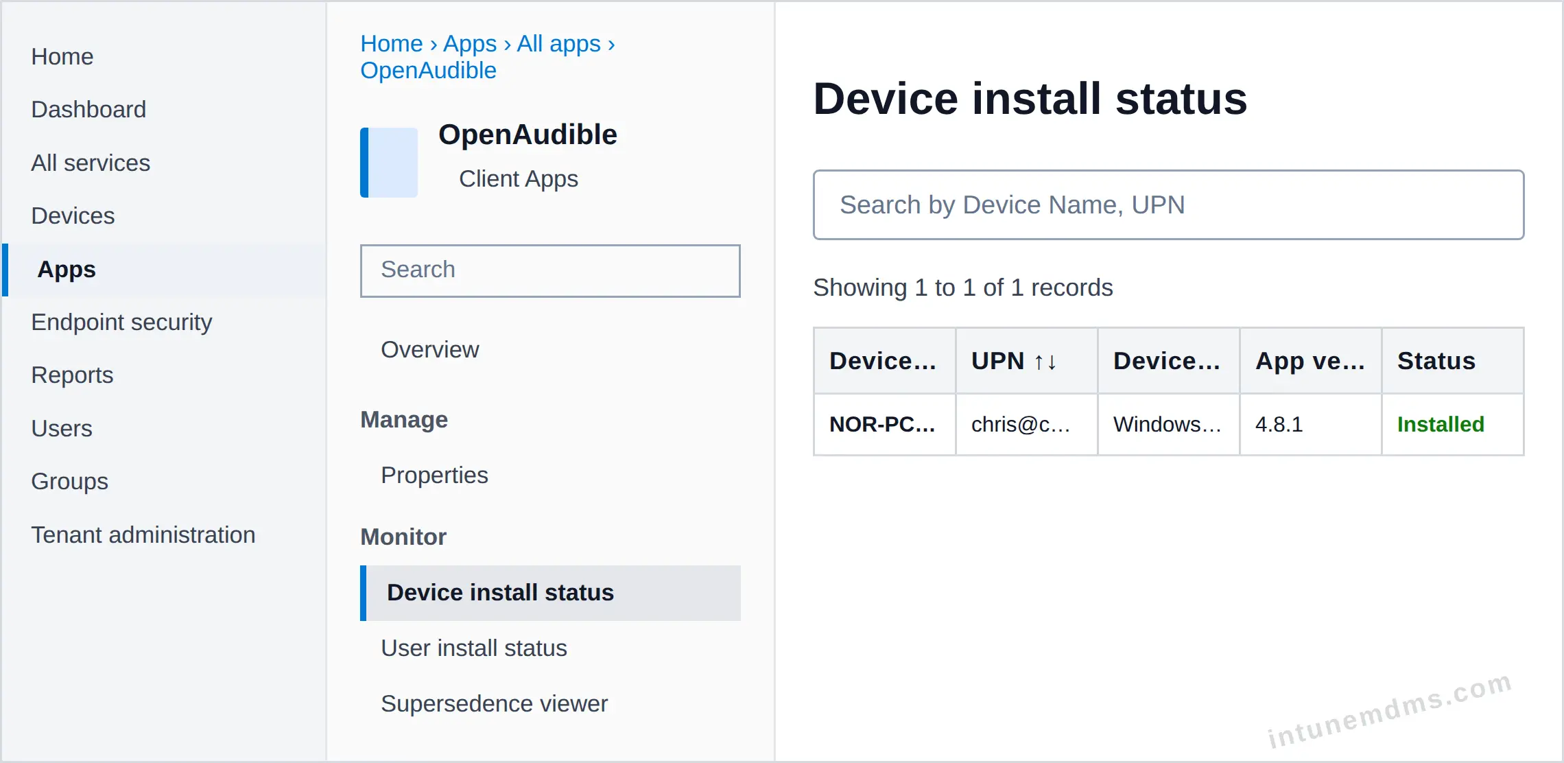 intunemdms-generated-tracking-device
