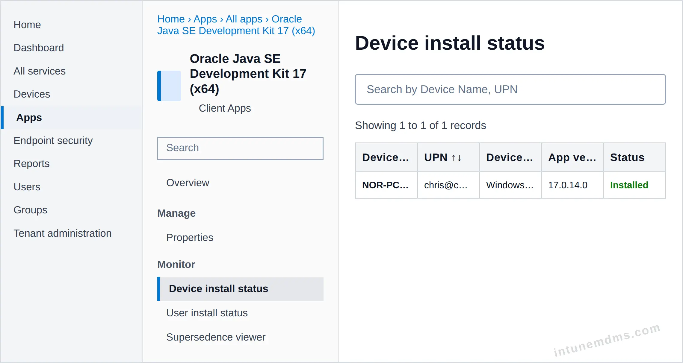 intunemdms-generated-tracking-device