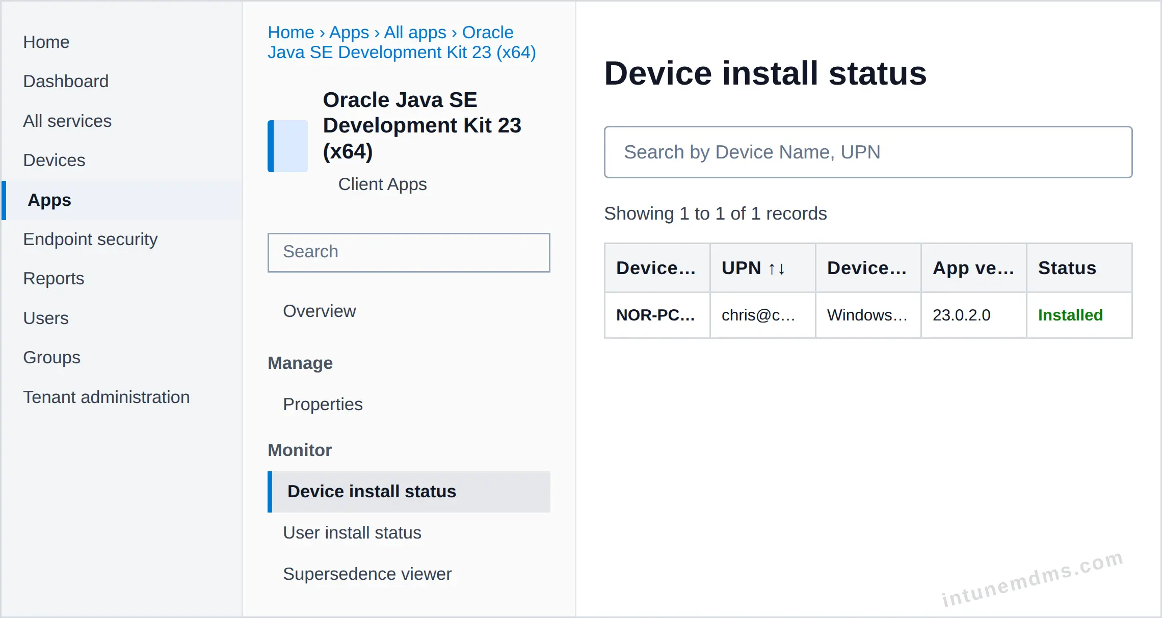 intunemdms-generated-tracking-device