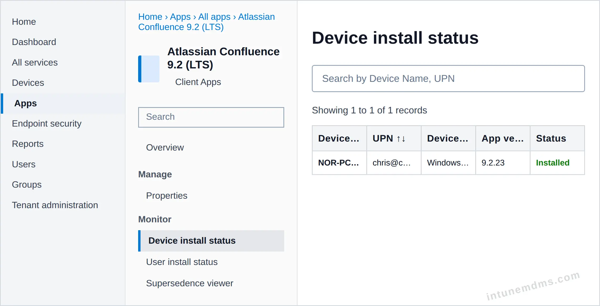 intunemdms-generated-tracking-device