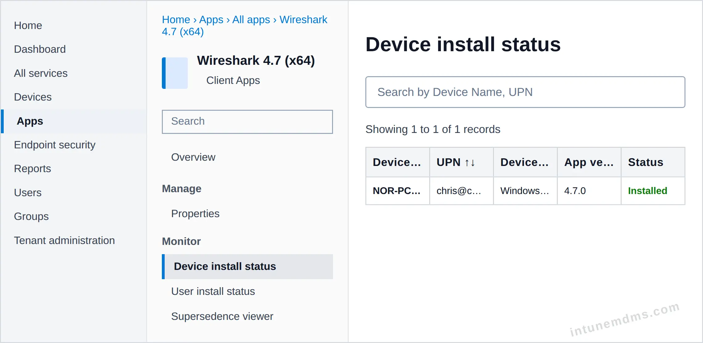 intunemdms-generated-tracking-device