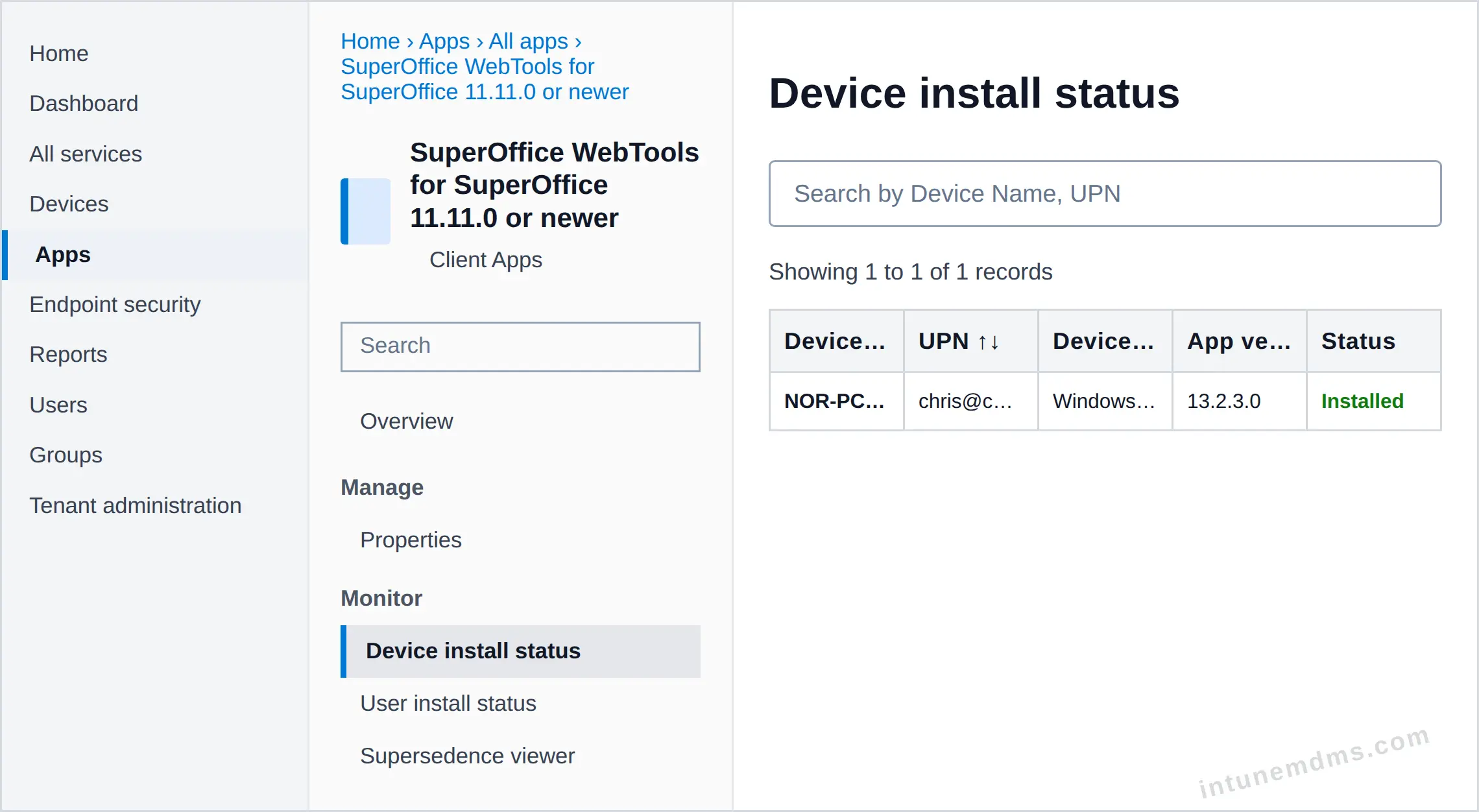 intunemdms-generated-tracking-device