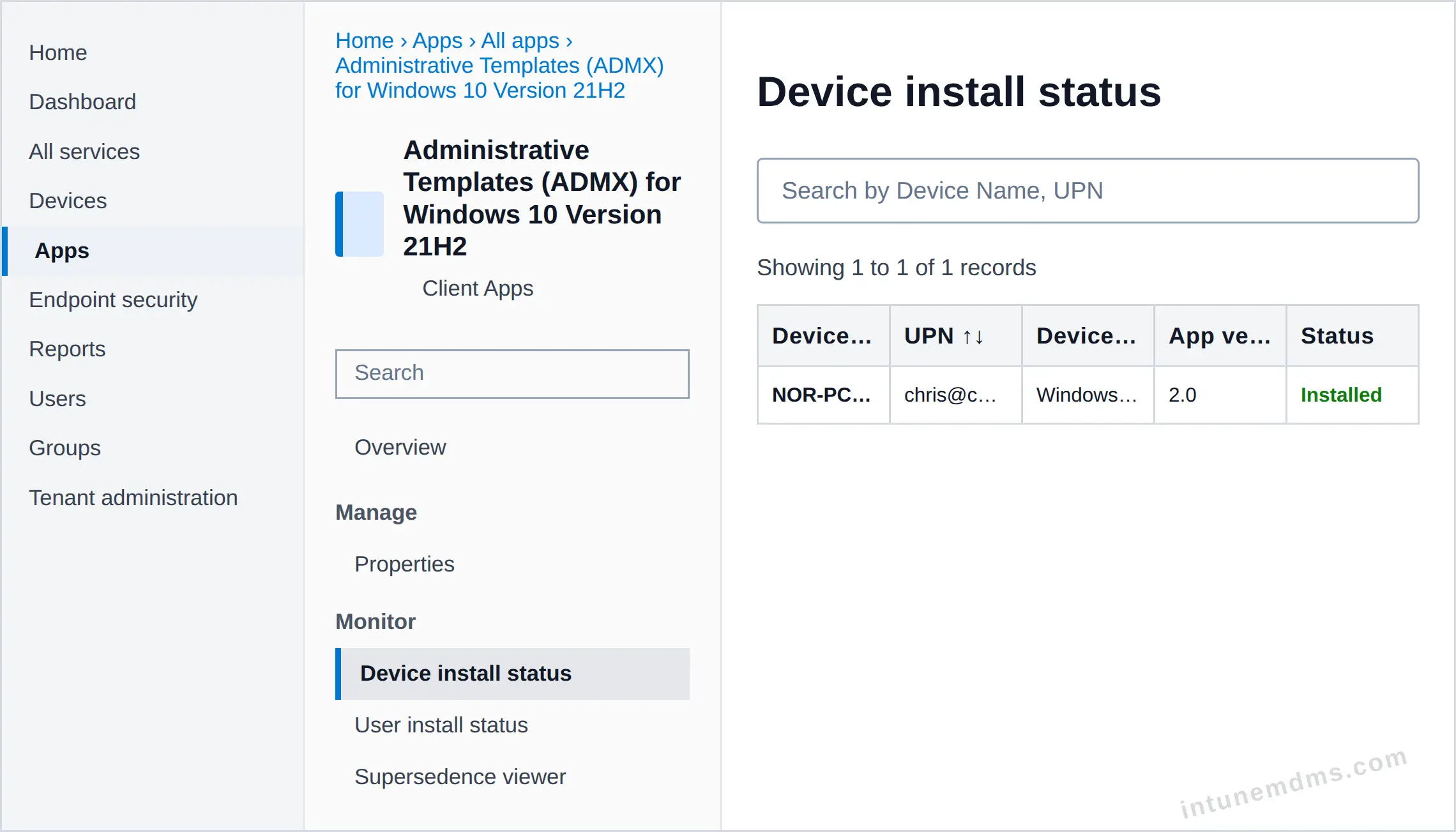 intunemdms-generated-tracking-device