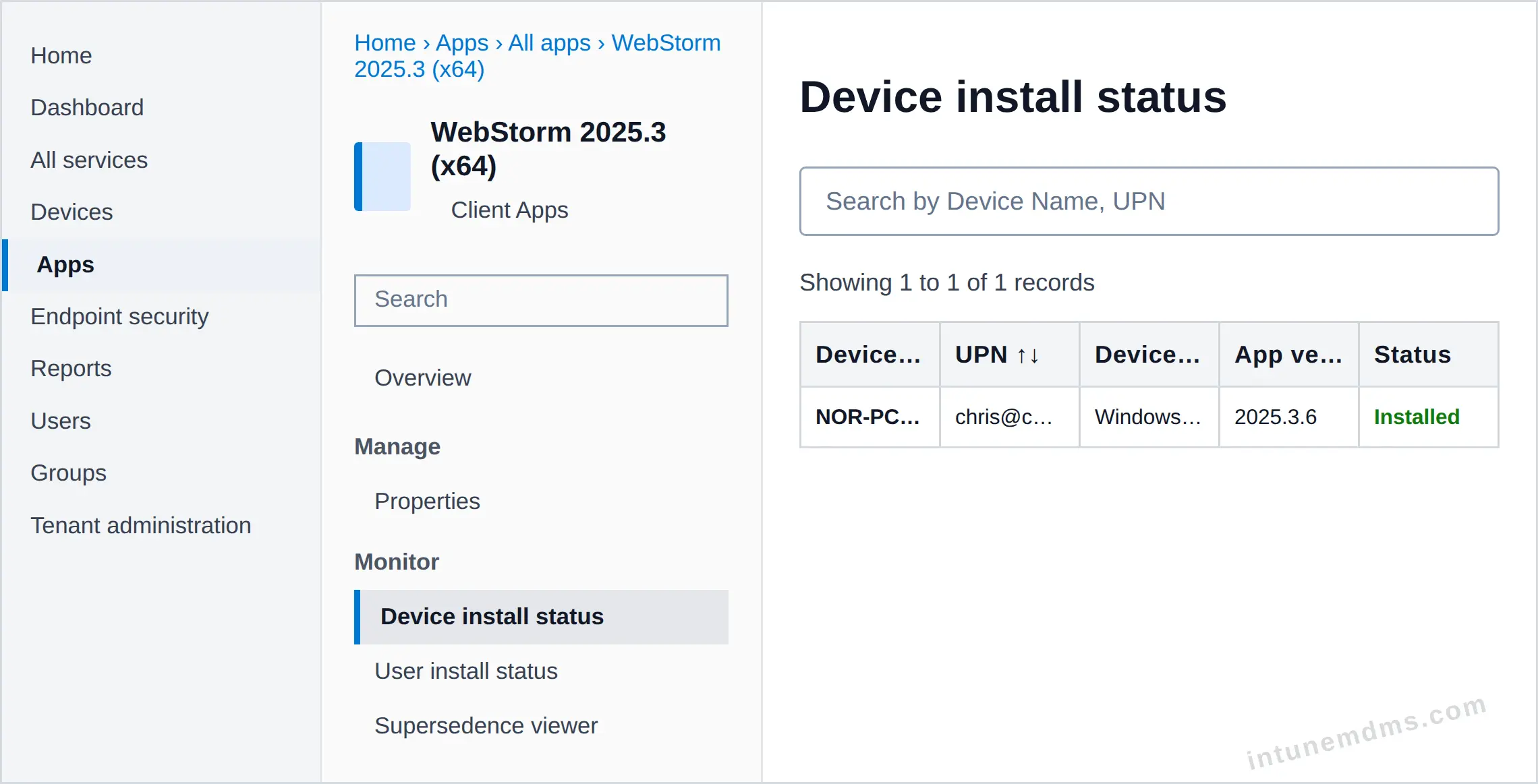 intunemdms-generated-tracking-device