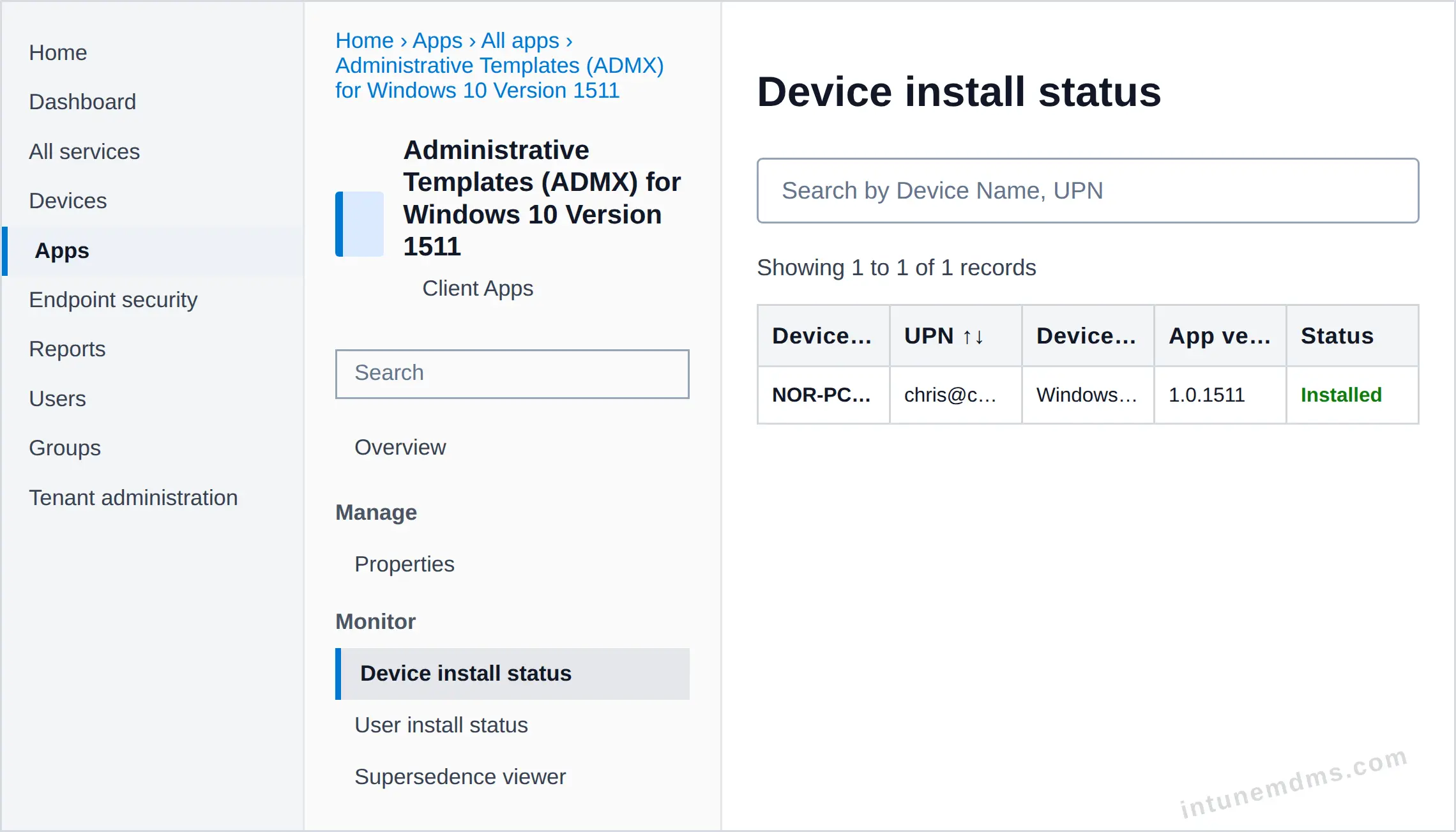 intunemdms-generated-tracking-device