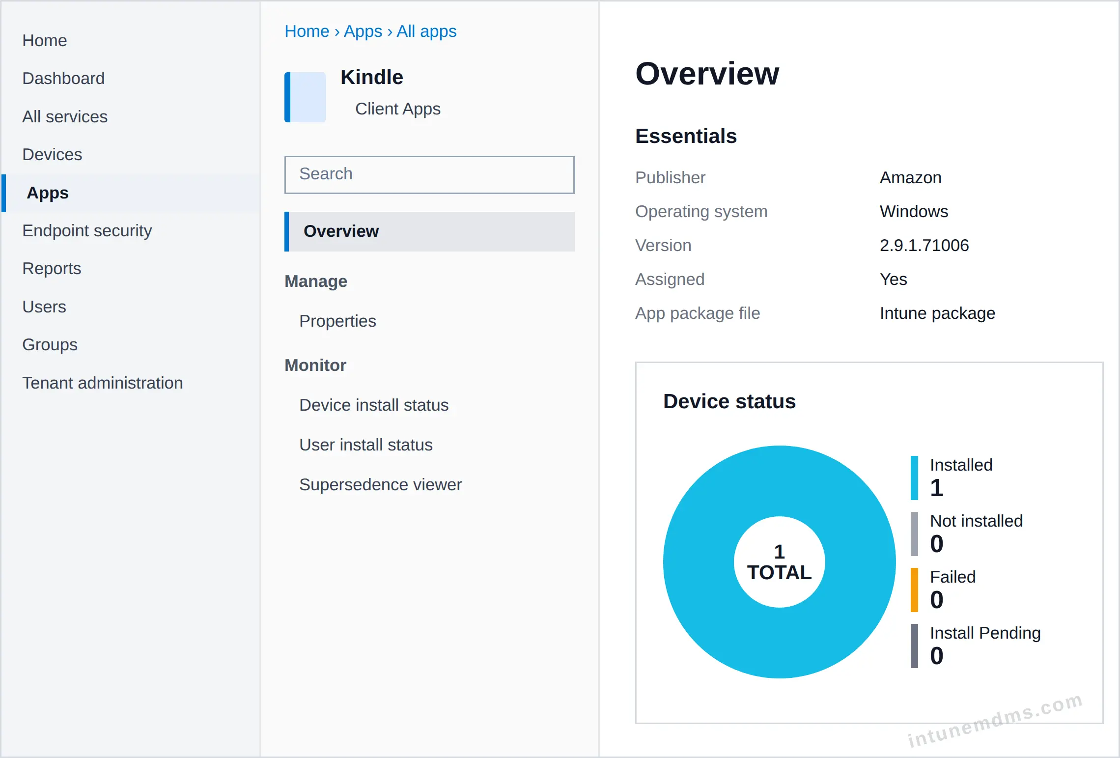 intunemdms-generated-tracking-overview
