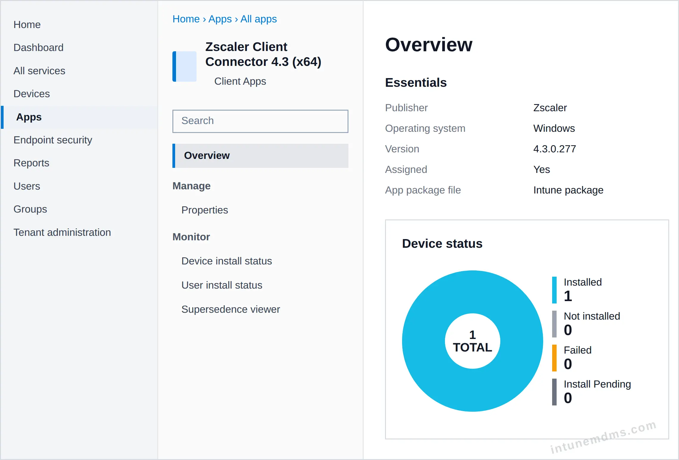 intunemdms-generated-tracking-overview