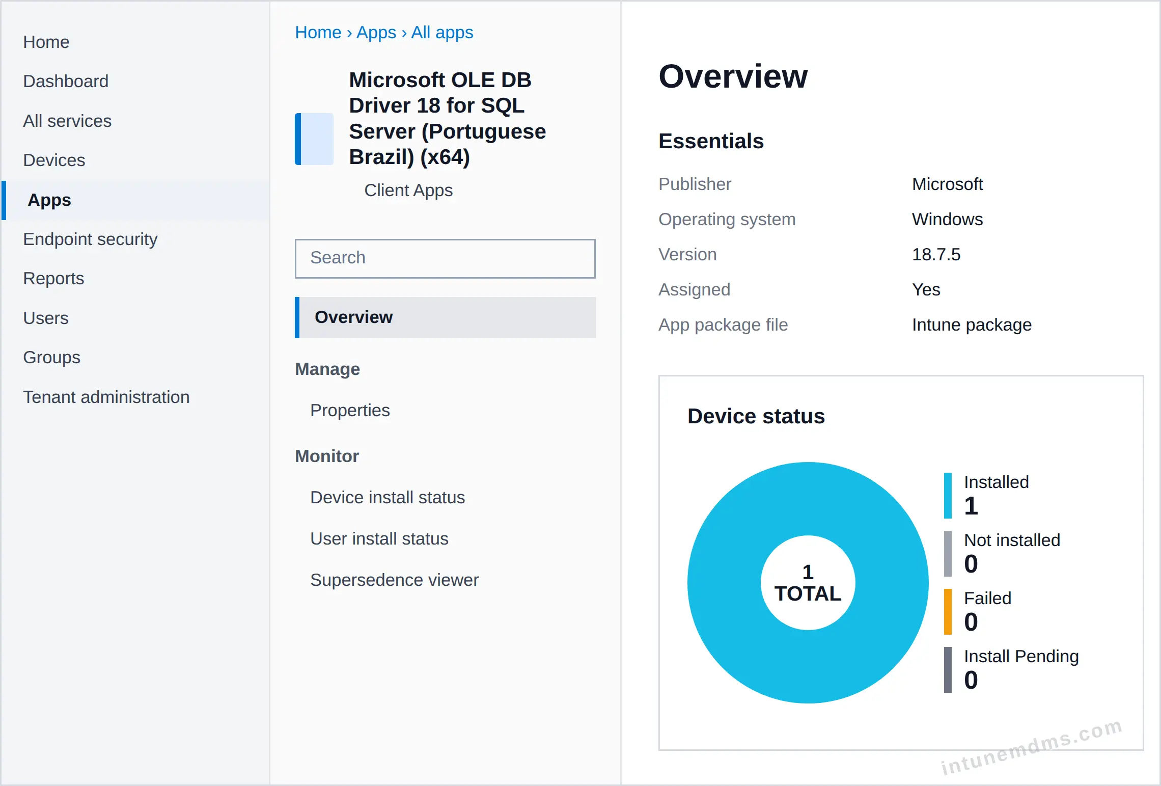 intunemdms-generated-tracking-overview