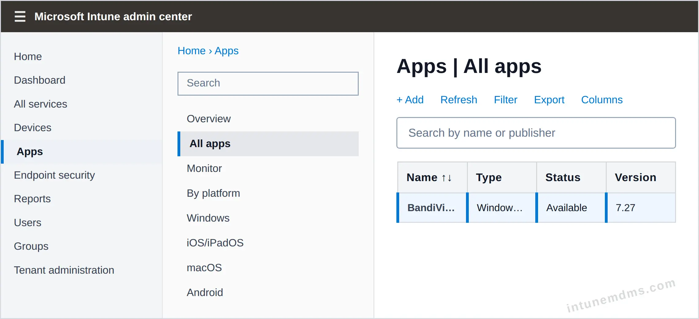 intunemdms-generated-uninstall-select